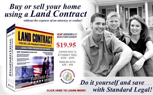 do it yourself Land Contract software