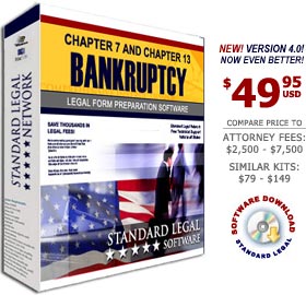 Bankruptcy Legal Forms Software from Standard Legal