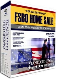 For Sale by Owner Home Sale Legal Forms Software