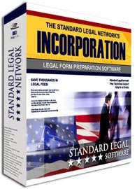 Incorporation Legal Forms Software from Standard Legal